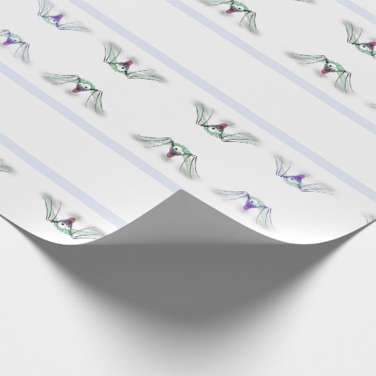 Lustiger Moskito Geschenkpapier (Ecke)