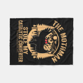 Lustiger Mothman stahl Katalysator Mothman Fleecedecke (Vorderseite (Horizontal))