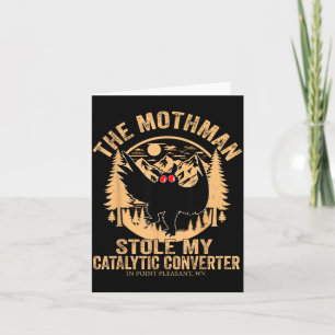 Lustiger Mothman stahl Katalysator Mothman Karte