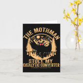 Lustiger Mothman stahl Katalysator Mothman Karte (Gelbe Blume)