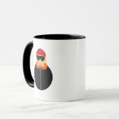 Lustiger Motorrad-Radfahrer-Straßen-Reiter Tasse (Vorderseite Links)