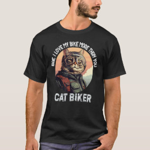 Lustiger Motorradfahrer Mann Biker für Frauen Bike T-Shirt