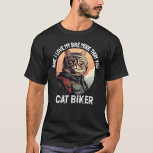 Lustiger Motorradfahrer Mann Biker für Frauen Bike T-Shirt