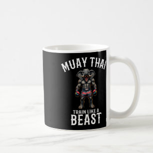 Lustiger Muay-Thai-Elefant - Kickboxen und Elefant Kaffeetasse