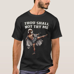 Lustiger Muay Thai Herr Jesus Thai-Boxen Kickboxen T-Shirt