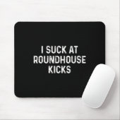 Lustiger Muay-Thai-Kickboxen-Rundkick  Mousepad (Mit Mouse)