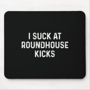 Lustiger Muay-Thai-Kickboxen-Rundkick  Mousepad