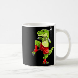 Lustiger Muay Thai T-Rex - Thai-Boxen  Kaffeetasse