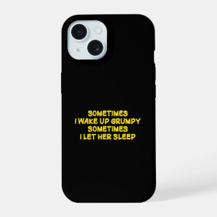 Lustiger mürrischer Morgenhumor für sie iPhone 15 Hülle