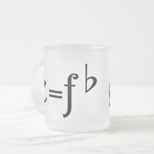 Lustiger Musik-Witz Mattglastasse (Vorderseite Links)