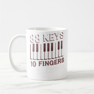 Lustiger Musiker Pianist Musikliebhaber Geschenke Kaffeetasse