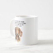 Lustiger Mutter-Becher – Bei jedem Snack, den du m Kaffeetasse (Vorderseite Links)