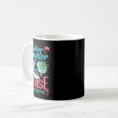 Lustiger Mutter-Tochter-Urlaub-Kreuzfahrt Mutter-T Kaffeetasse (Vorderseite Links)