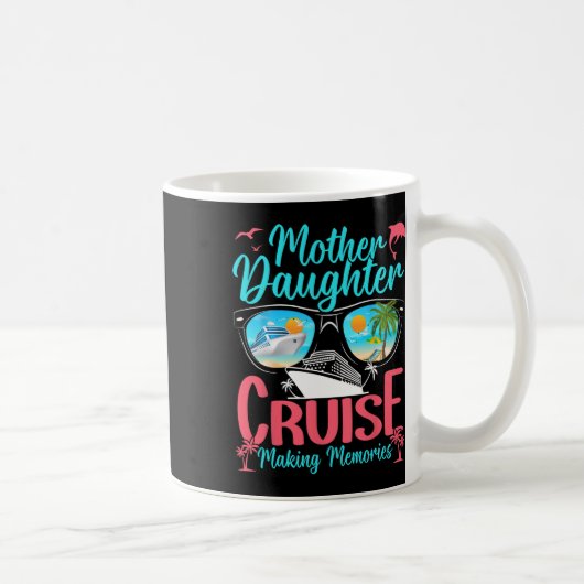 Lustiger Mutter-Tochter-Urlaub-Kreuzfahrt Mutter-T Kaffeetasse (Rechts)