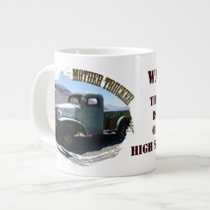Lustiger Mutter Trucker Jumbo Becher! Jumbo-Tasse
