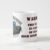 Lustiger Mutter Trucker Jumbo Becher! Jumbo-Tasse (Vorderseite)