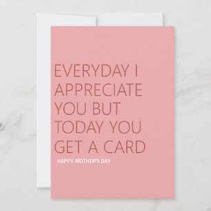 Lustiger Muttertag Feiertagskarte