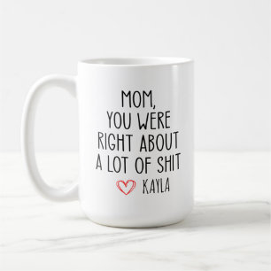 Lustiger Muttertag, Mama du hattest bei vielem Rec Kaffeetasse