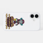 Lustiger Mystischer Affe iPhone 16 Hülle (Rückseite (Horizontal))