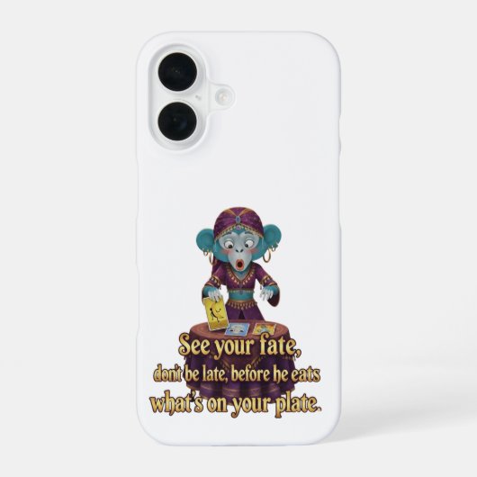 Lustiger Mystischer Affe iPhone 16 Hülle (Rückseite)