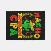 Lustiger Nacho Durchschnittlicher Cpa Cinco De May Fleecedecke (Vorderseite (Horizontal))