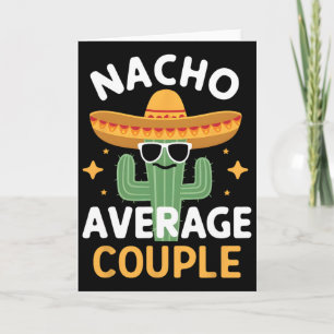 Lustiger Nacho Durchschnittliches Paar Cinco De Ma Karte