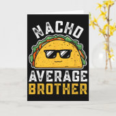 Lustiger Nacho-Durchschnittsbruder Cinco De Mayo M Karte (Gelbe Blume)