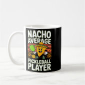 Lustiger Nacho-Durchschnittspickleballspieler mexi Kaffeetasse (Links)