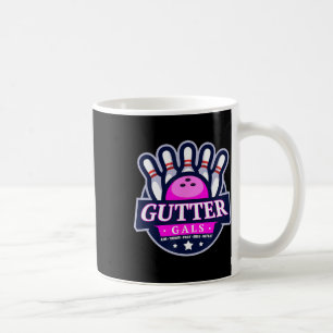 Lustiger Name für Bowling-Mannschaft Gutter Gals F Kaffeetasse