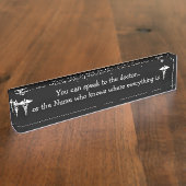 Lustiger Namensplakette (Seite)