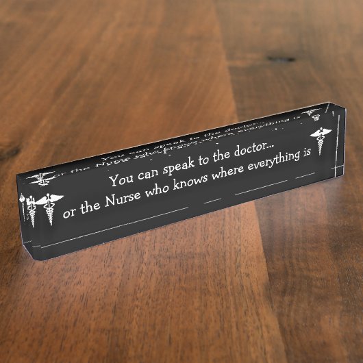 Lustiger Namensplakette (Seite)