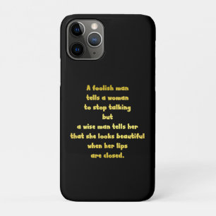 Lustiger Narr und Weiser Mann Witz Case-Mate iPhone Hülle