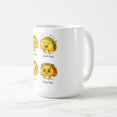 Lustiger Nationaler Taco-Tag-Kaffeebecher Kaffeetasse (VorderseiteRechts)