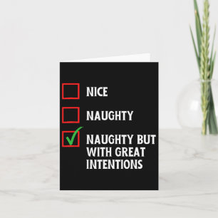 Lustiger Naughty List Tee Ein Böser Aber Mit Große Karte