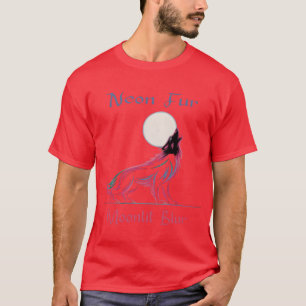 Lustiger Neon-Werwolf T-Shirt