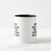 Lustiger Nephrologe, Nephrologie-Dankeschön-Gesche Tasse (Zentrum)