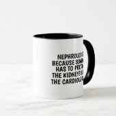 Lustiger Nephrologe, Nephrologie-Dankeschön-Gesche Tasse (VorderseiteRechts)
