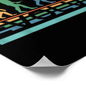 Lustiger Nerd Evolve Badminton Spieler Evolution S Poster (Ecke)