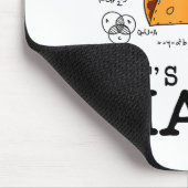 Lustiger Nerd Lasst uns über Mathe taco sprechen P Mousepad (Ecke)