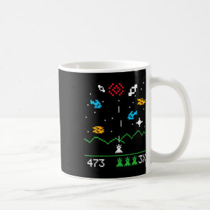 Lustiger nerdiger Vintage-Astrospace-Videospiel-Ge Kaffeetasse