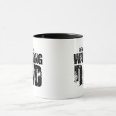 Lustiger neuer gehender Vater Tasse (Zentrum)