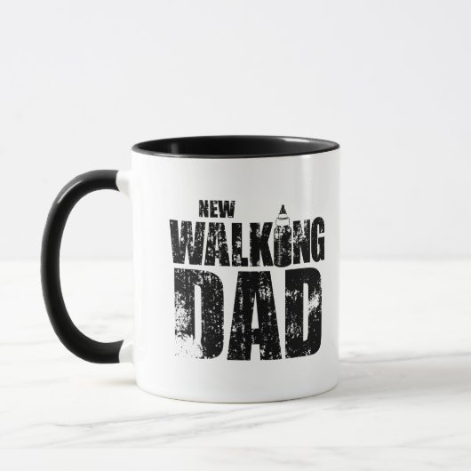 Lustiger neuer gehender Vater Tasse (Links)