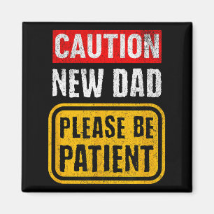 Lustiger Neuer Vater Erster Baby Magnet