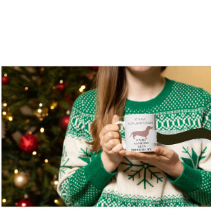 Lustiger Neufundländer Es ist alles Spaß und Spiel Kaffeetasse