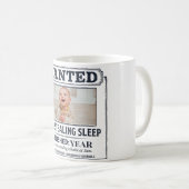 Lustiger Neugeborener "Schlafräuber etabliert" Kaffeetasse (VorderseiteRechts)