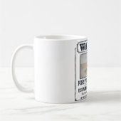 Lustiger Neugeborener "Schlafräuber etabliert" Kaffeetasse (Links)