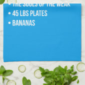 Lustiger Neuheitworkout-Spaß - meine neue Diät - Geschirrtuch (Gefaltet)