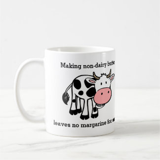 Lustiger Nichtmilchbutterkuh-Witz Kaffeetasse