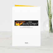 Lustiger niedlicher das Baby-Drache-alles Gute zum Karte (Rückseite)