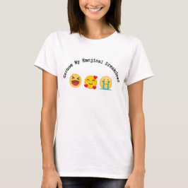 lustiger niedlicher Emoji-T - Shirt